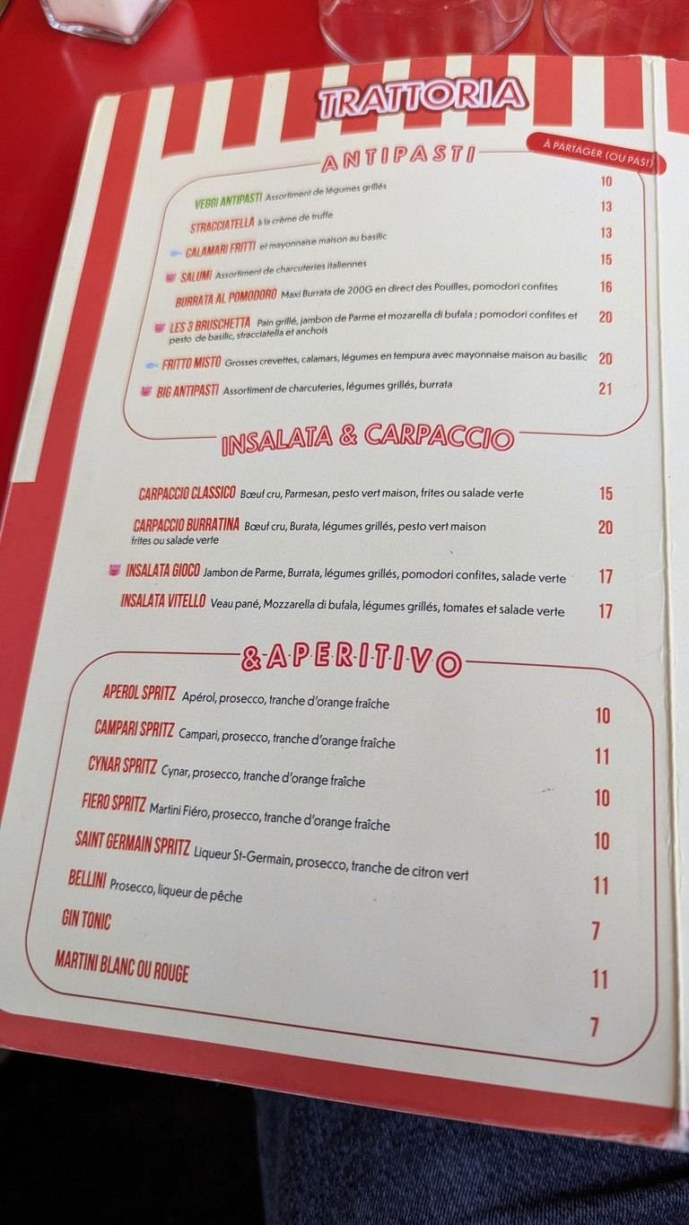 Gioco menu 1