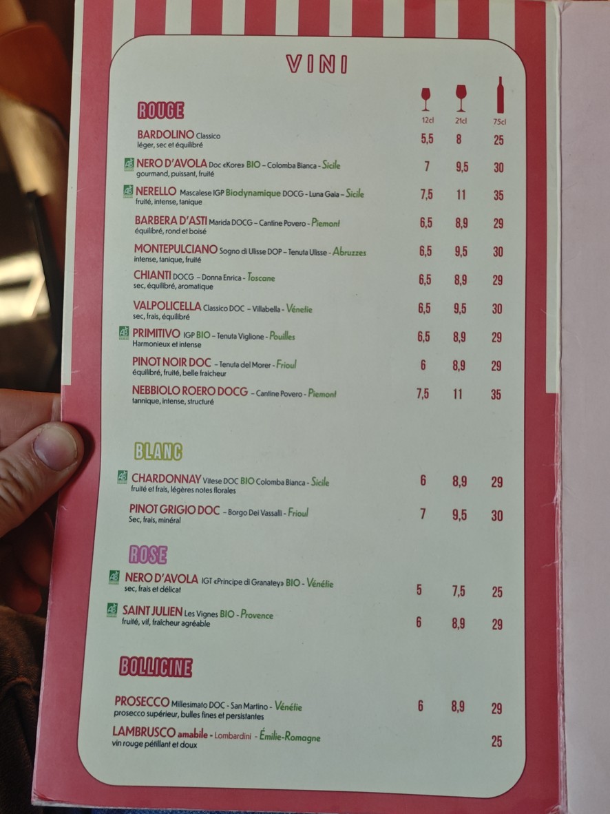 Gioco menu 3