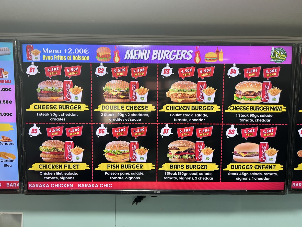 BARAKA CHICKEN menu 2