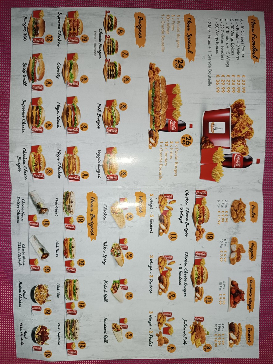Mak Chicken menu 2