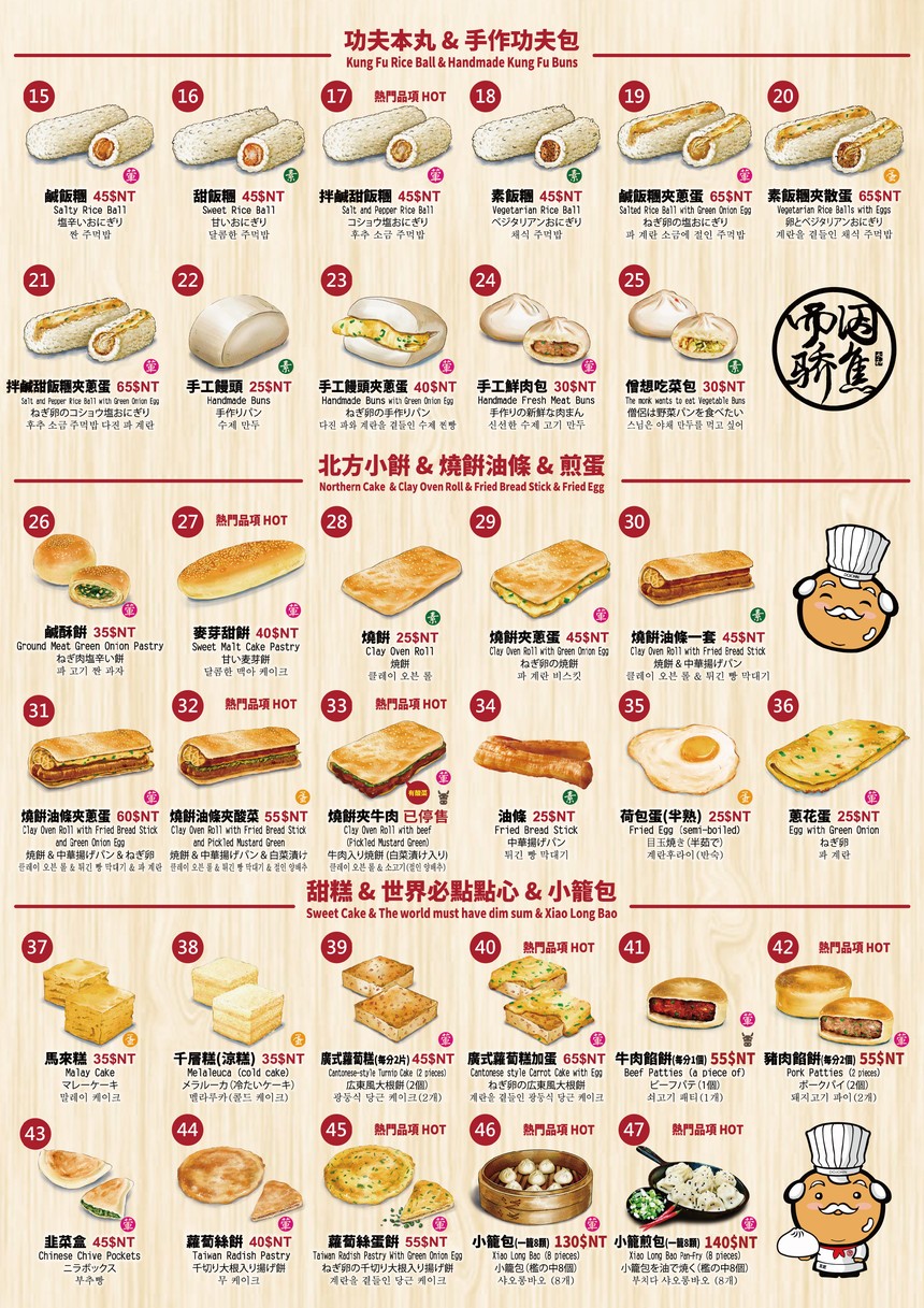 Shìjiè Dòujiāng Dàwáng menu 2