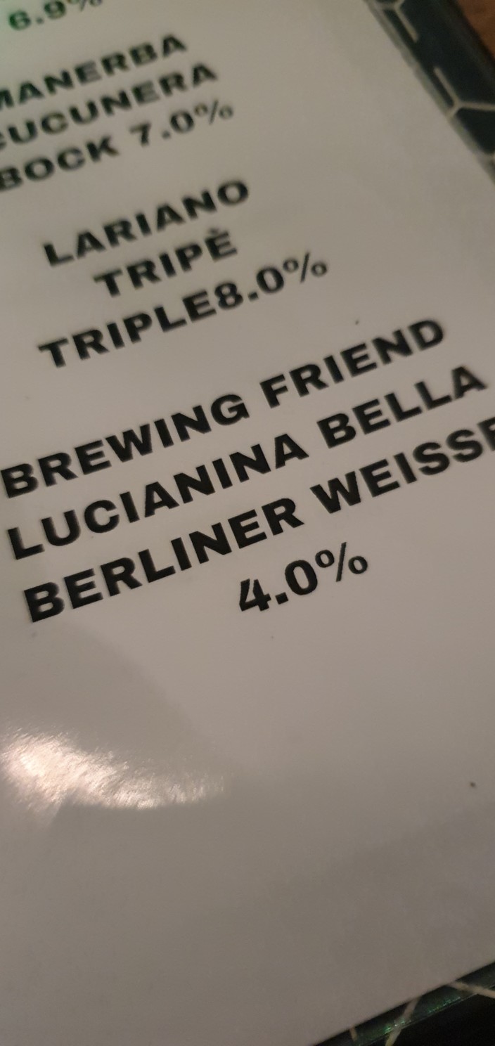 Spillo menu 2