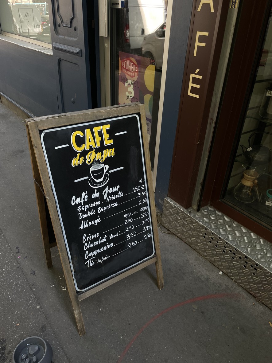 Café de Papa menu 2