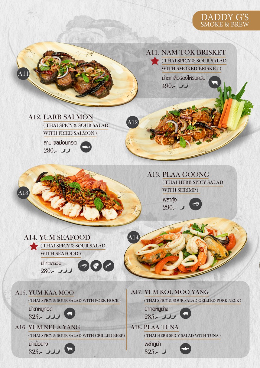 Daddy G's Smoke & Brew menu 2