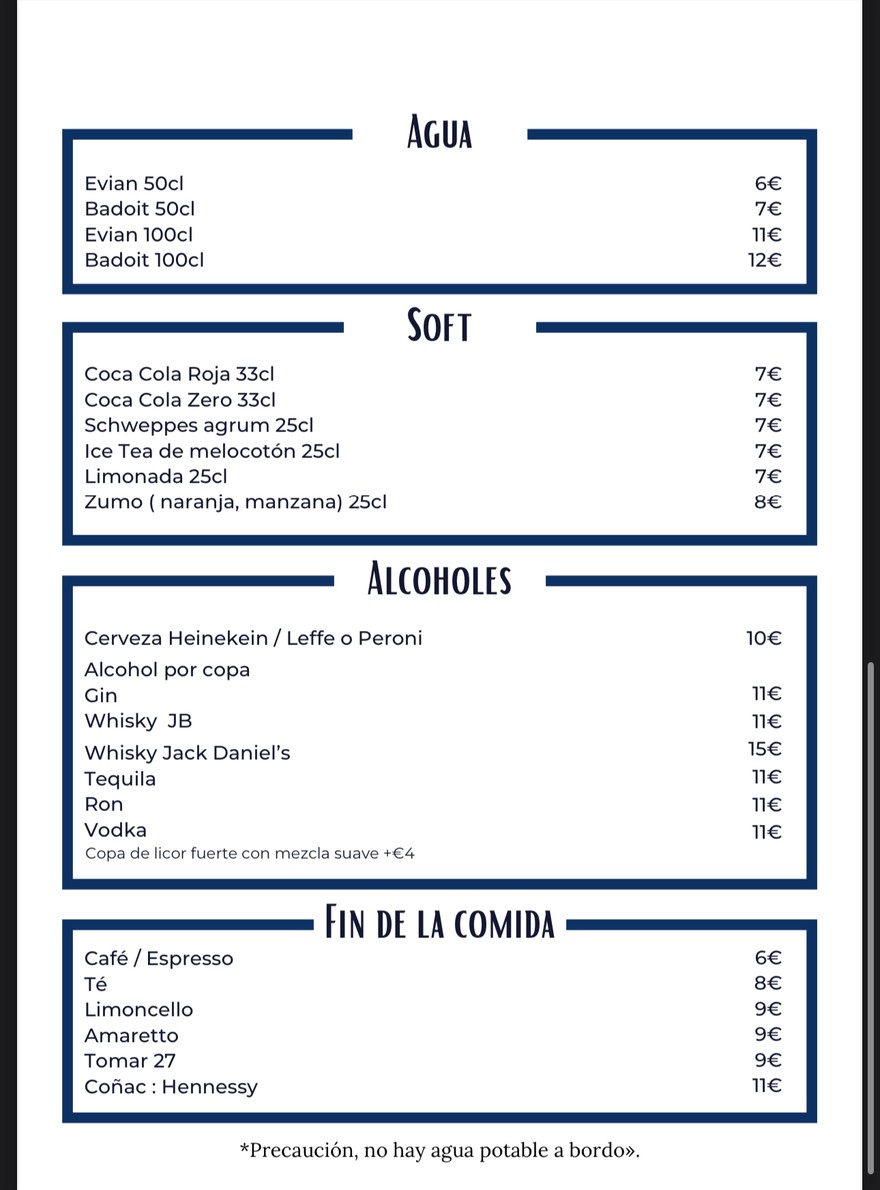 Trattoria en Seine menu 4