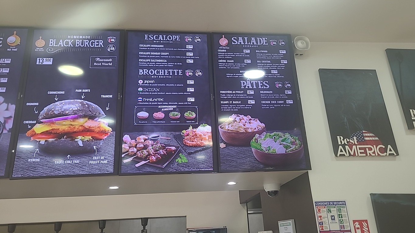 Best World menu 2