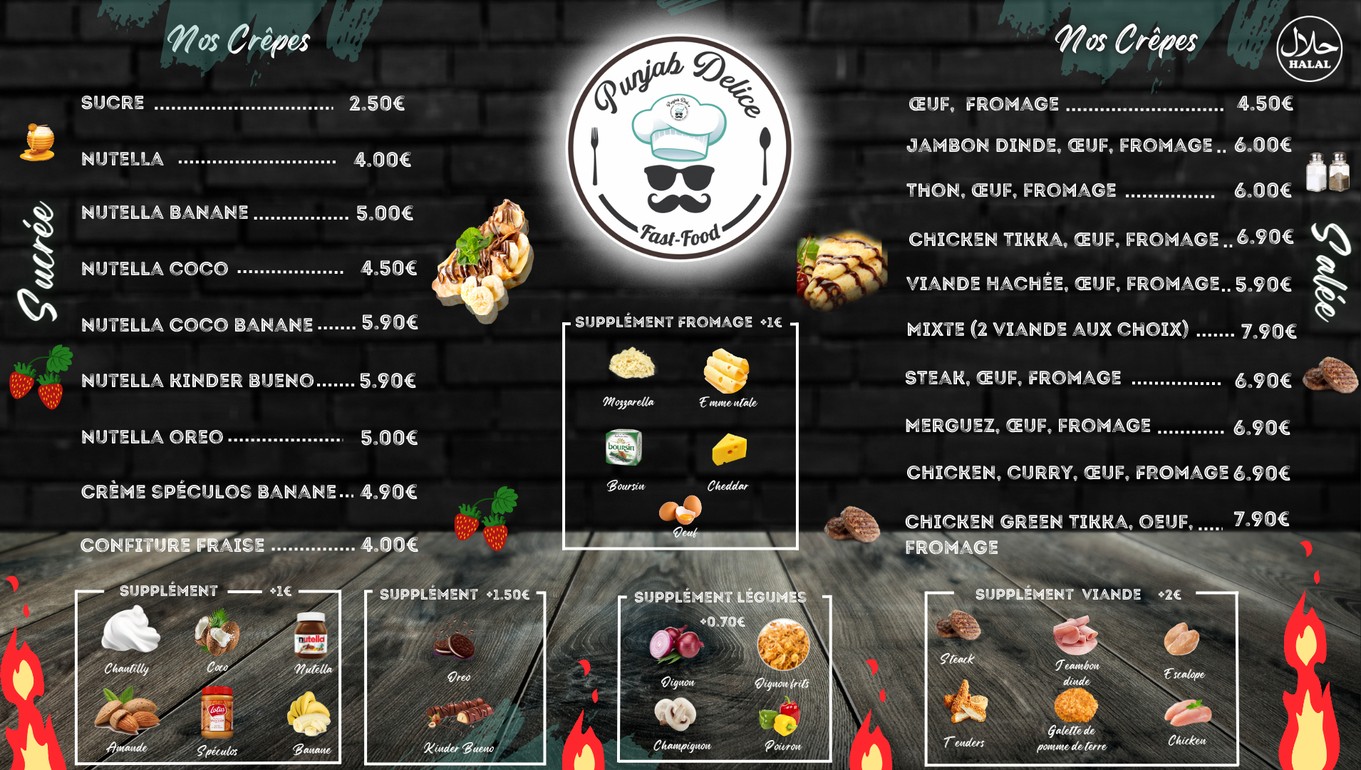 Punjab Delice menu 3