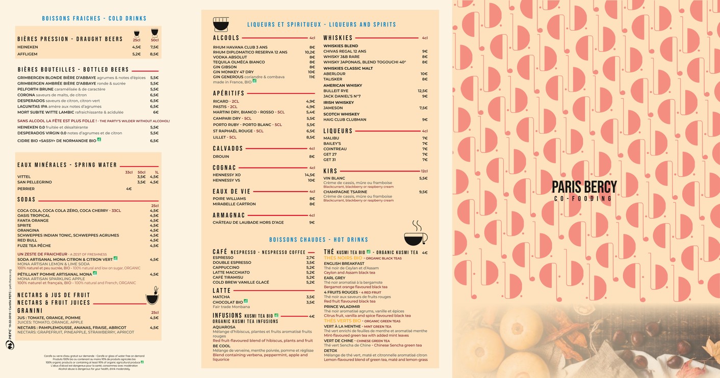 Le Paris Bercy menu 3