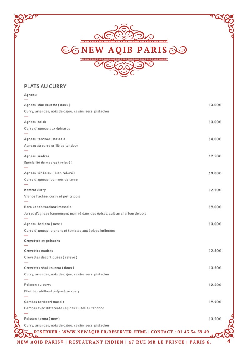 New Aqib menu 3