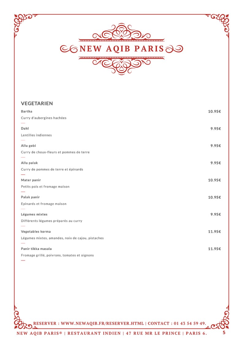 New Aqib menu 4