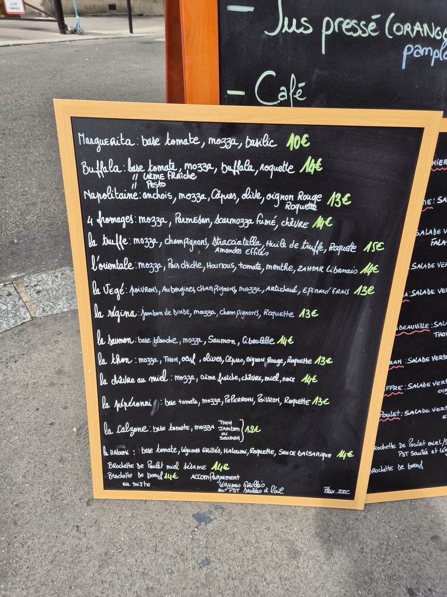 La fabrick sister menu 2