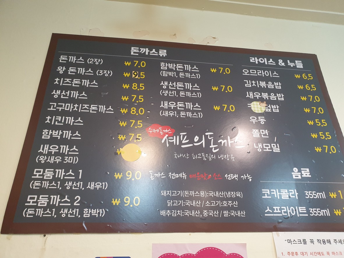 Cutlet of Chefs menu 1