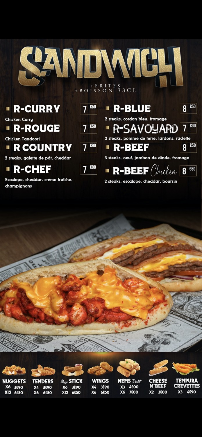 Ranch Burger menu 4