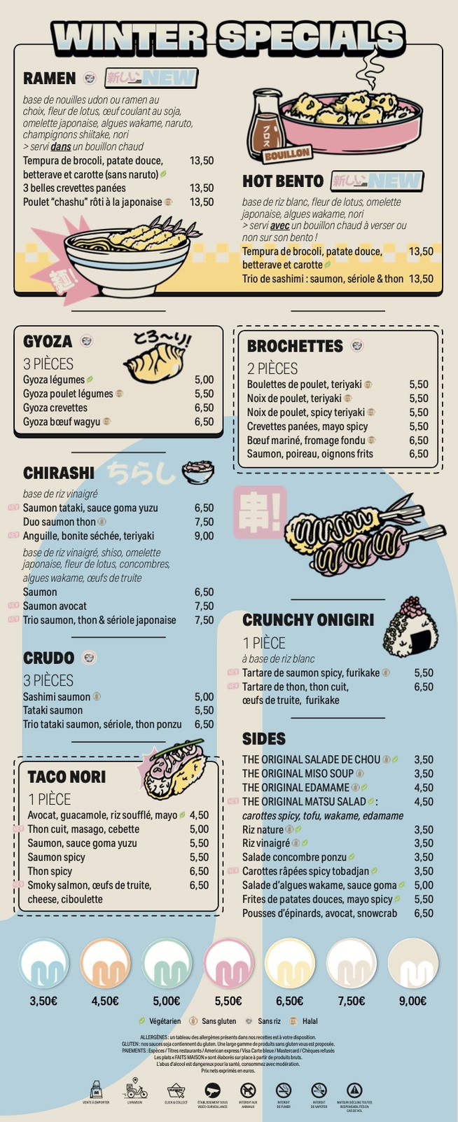 Matsuri Courcelles menu 1