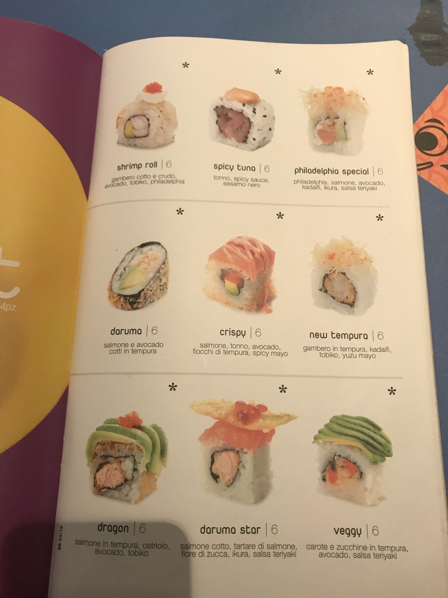 Daruma Sushi - Eur menu 4