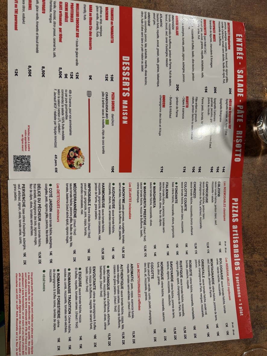 Innovizza menu 4