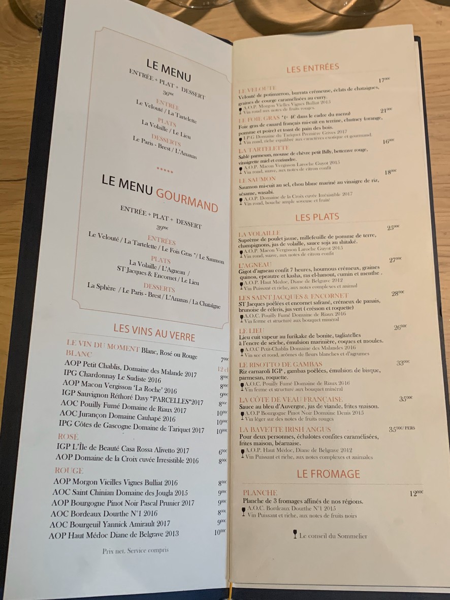 Saperlipopette menu 2
