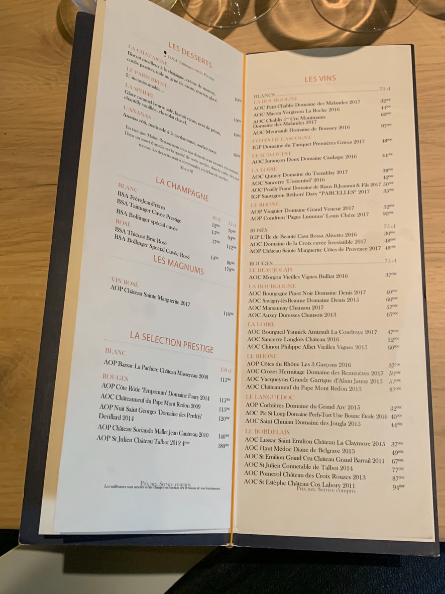 Saperlipopette menu 3