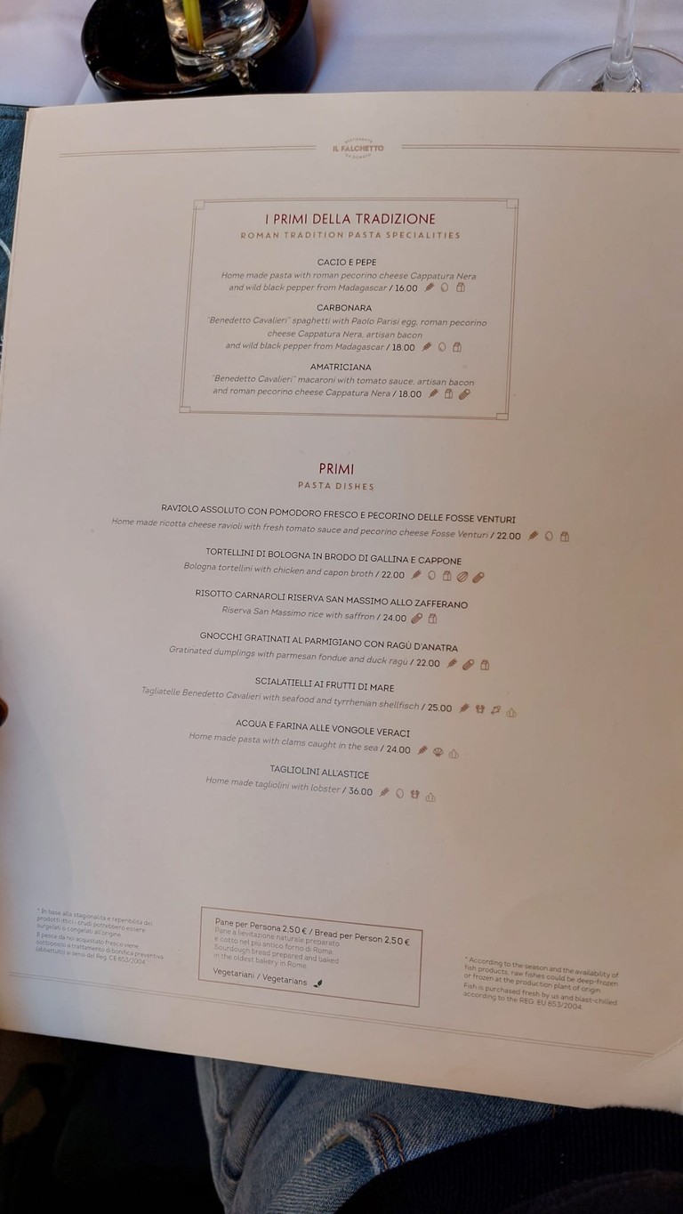 Ristorante Il Falchetto menu 3