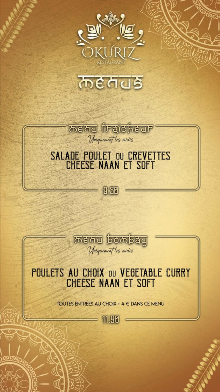 Okuriz menu 4