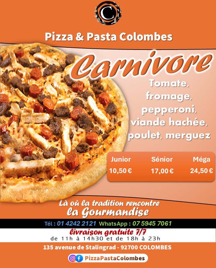 Pizza Pasta Colombes (certifié Achahada) menu 6