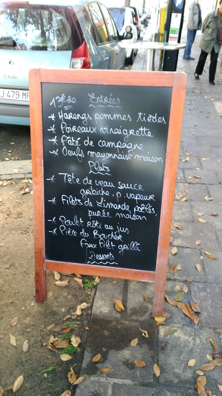 Royal St Maurice menu 1