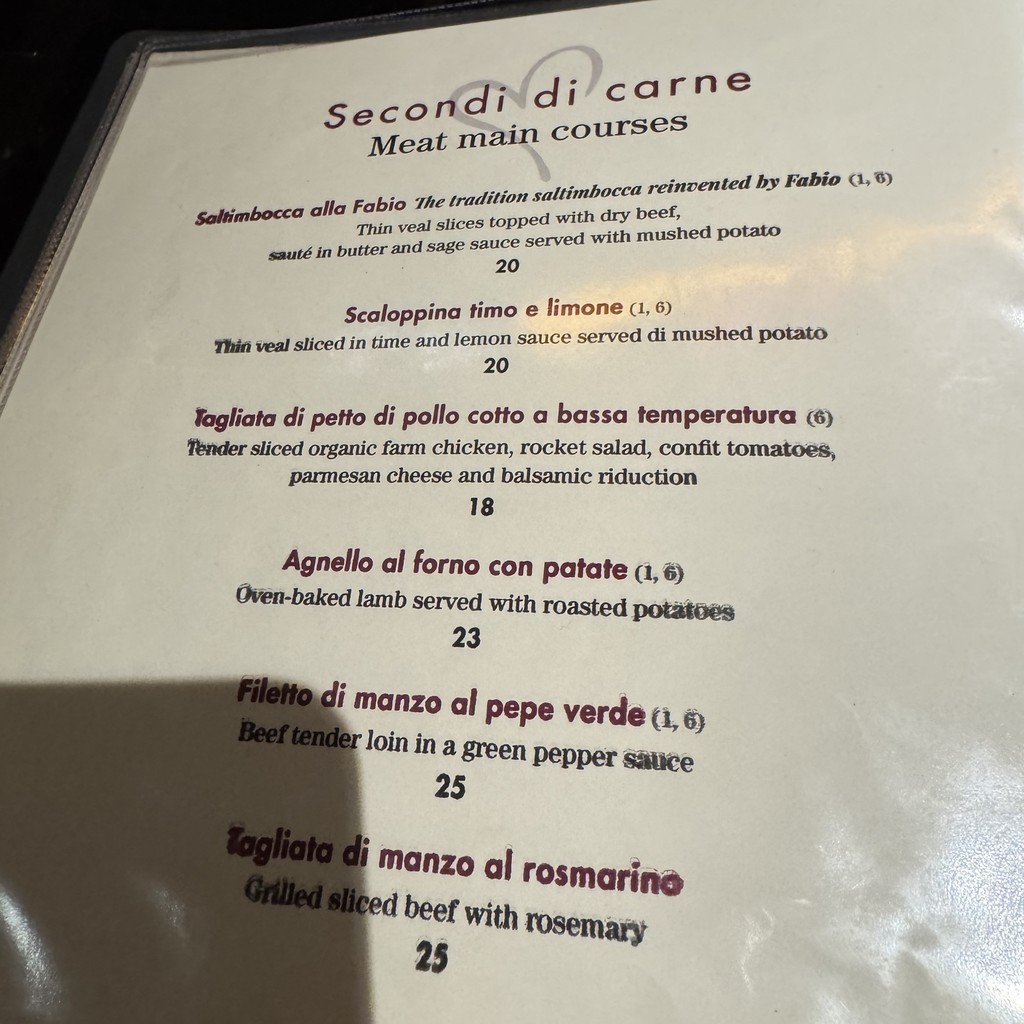 That's Amore Restaurant menu 5