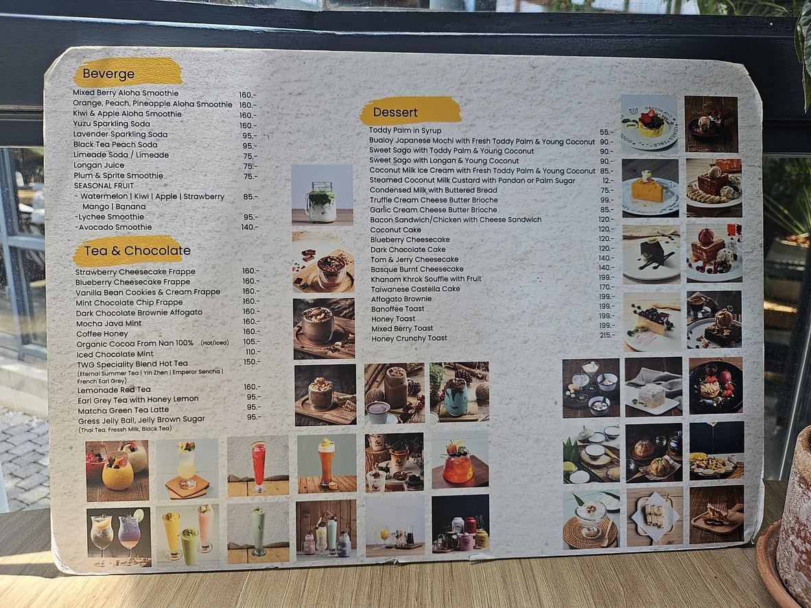 Sawasdee Cafe’ de Pakkret menu 3