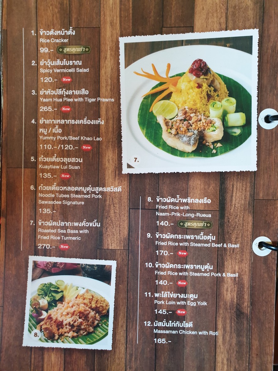 Sawasdee Cafe’ de Pakkret menu 7