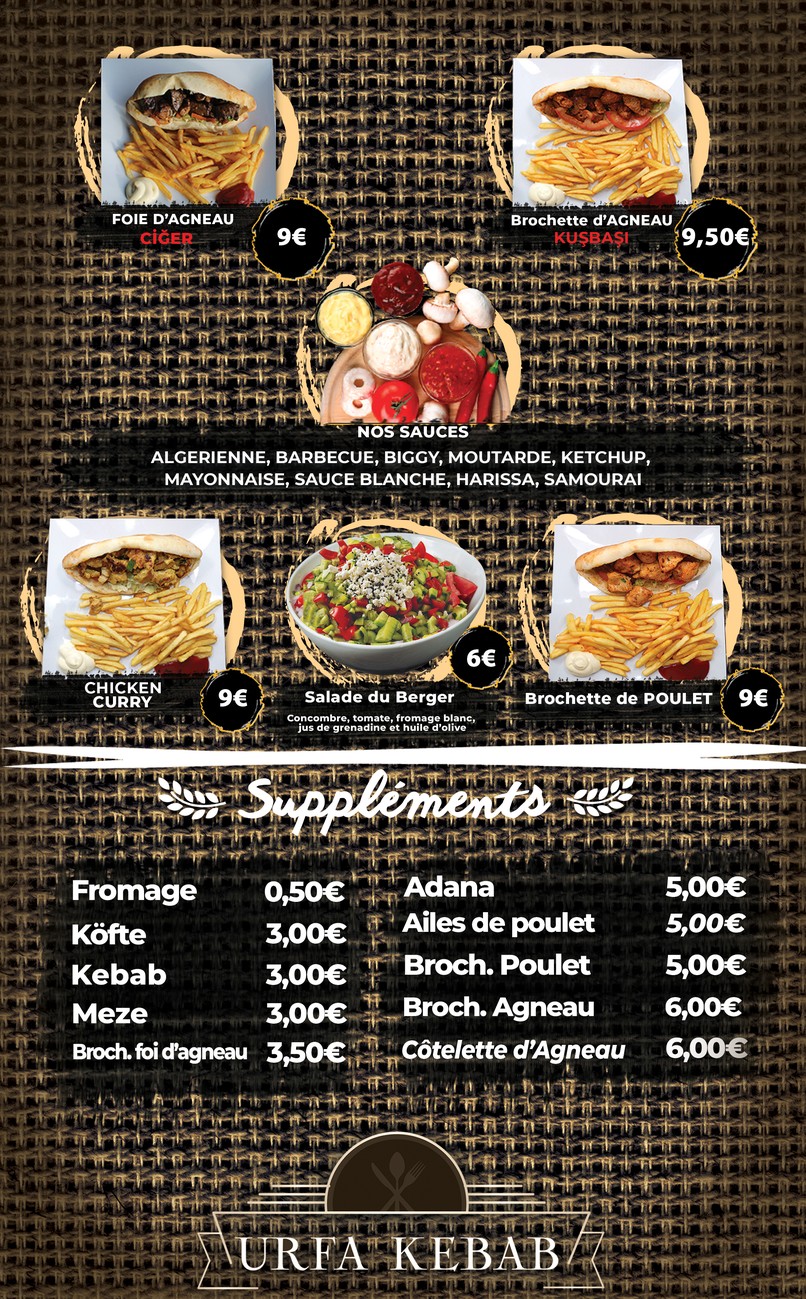 URFA KEBAB menu 3