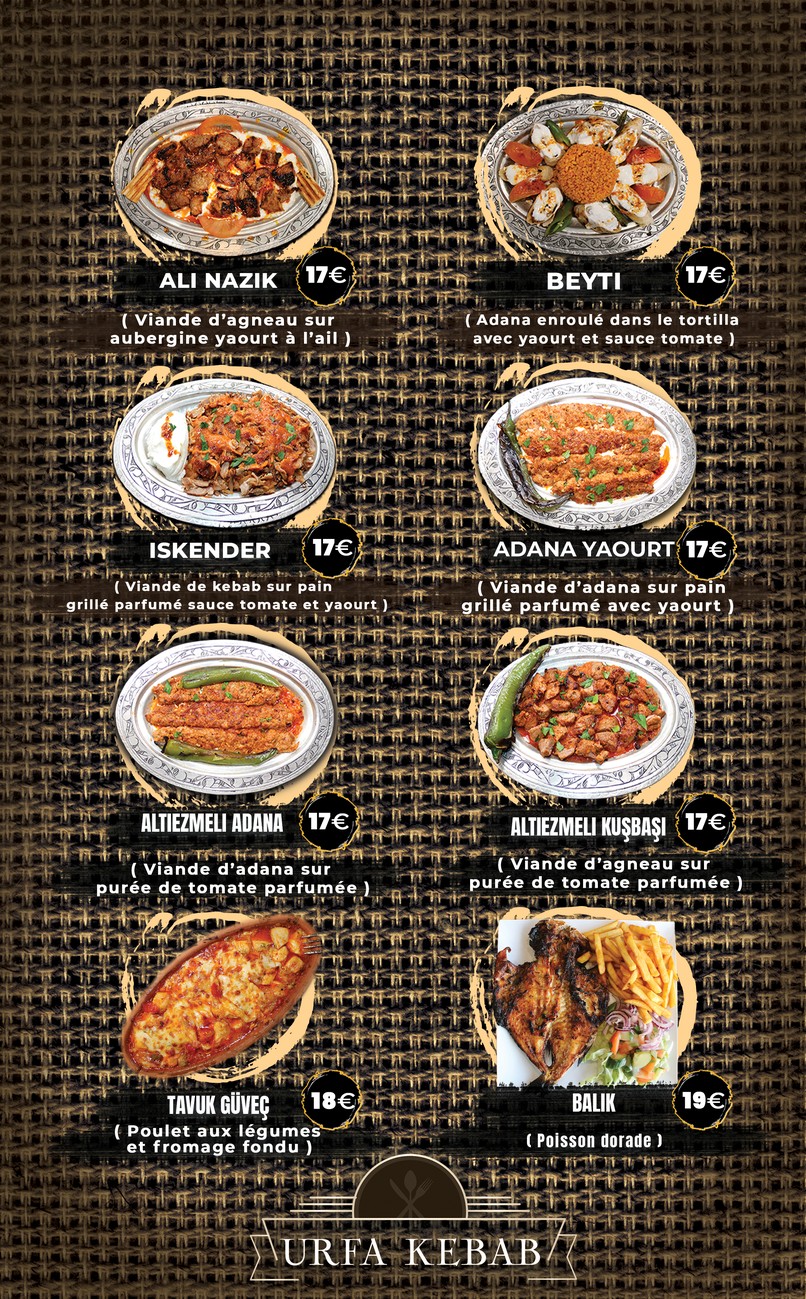 URFA KEBAB menu 5