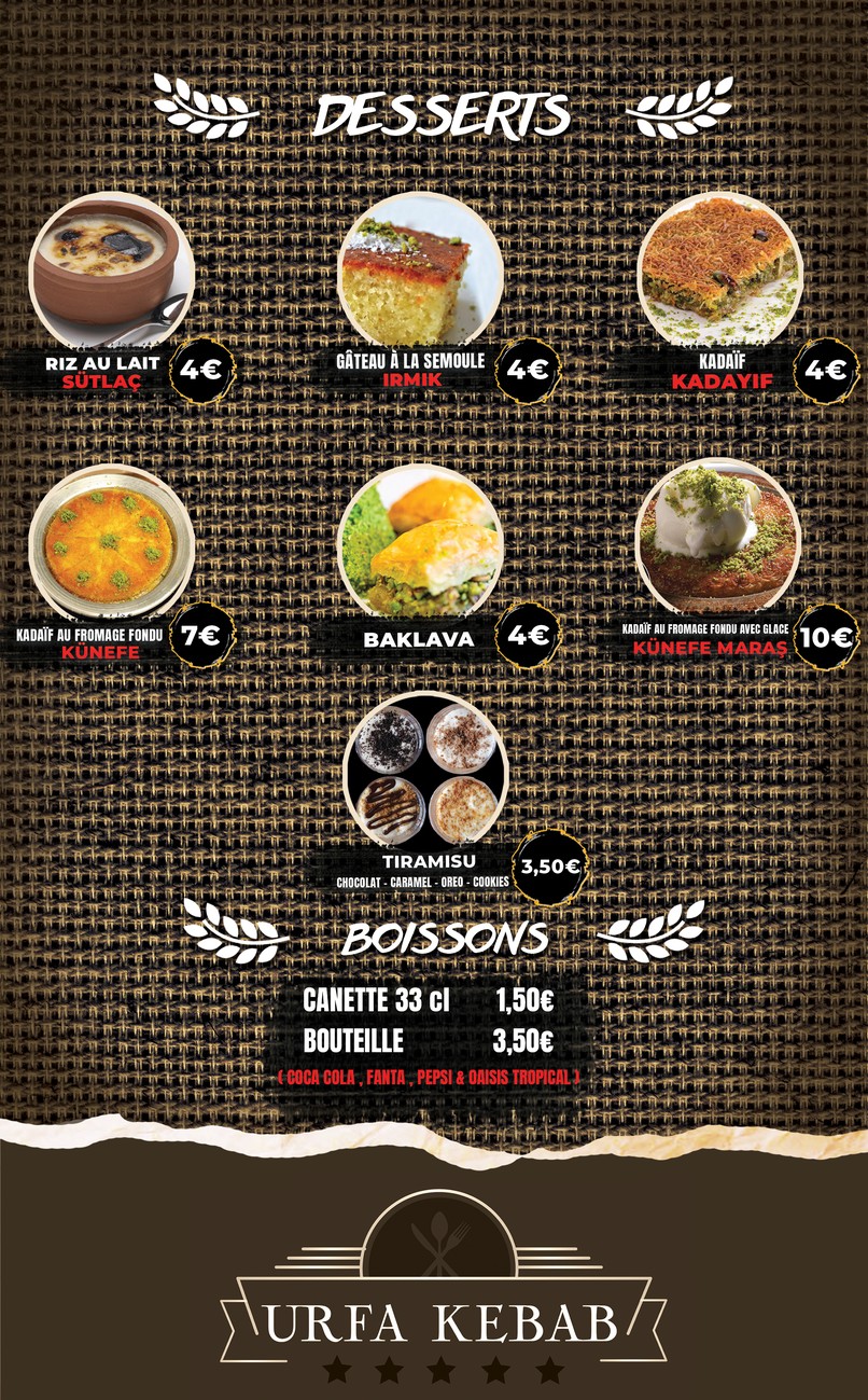 URFA KEBAB menu 8