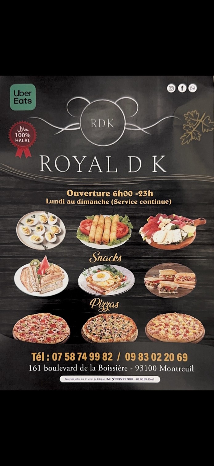 Royale DK menu 1