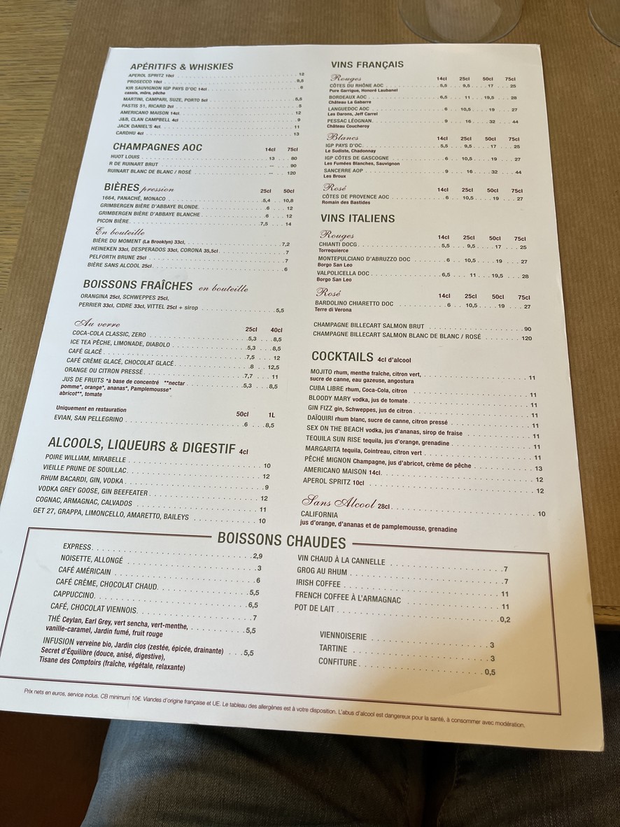 Nicole's menu 2