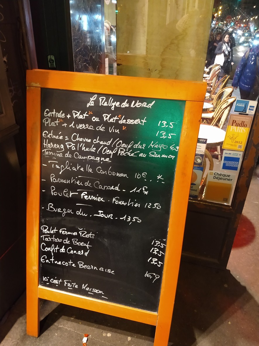 Le Rallye du Nord menu 3