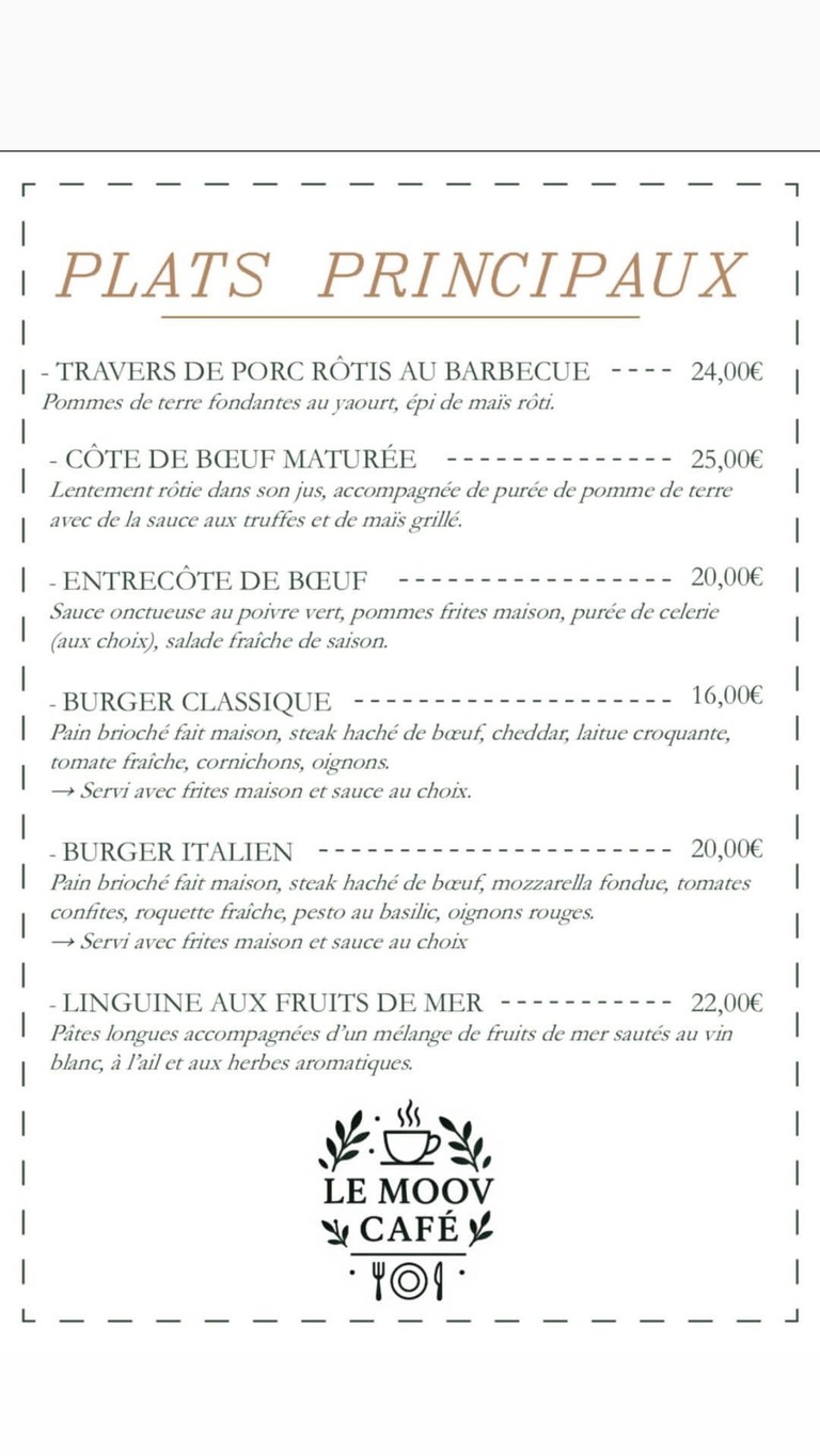 LE MOOV CAFÉ menu 3