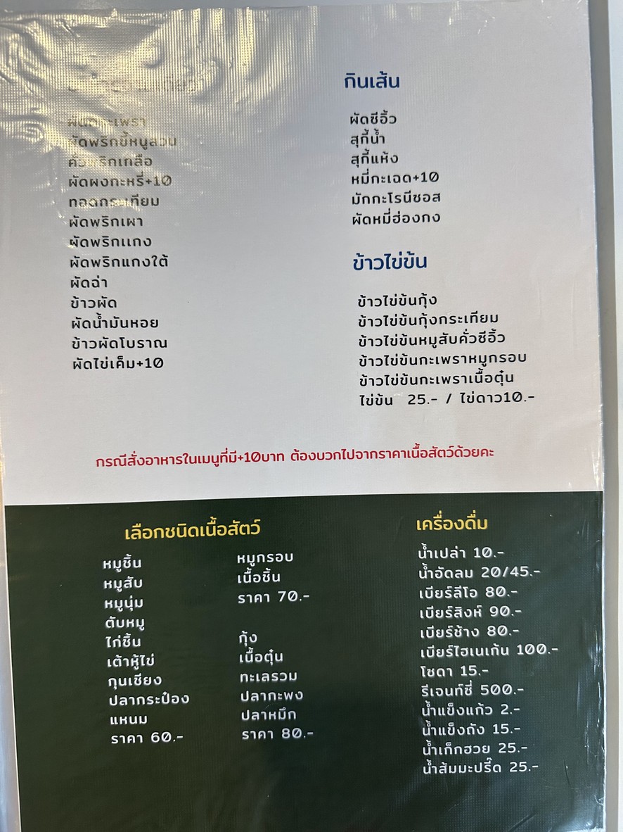 Bān Bùn menu 8