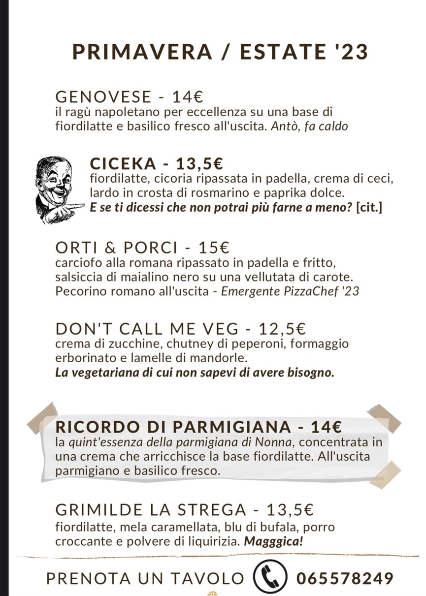 Fiori di Zucca - La Pizza Napoletana a Casa tua (zona Marconi) menu 3