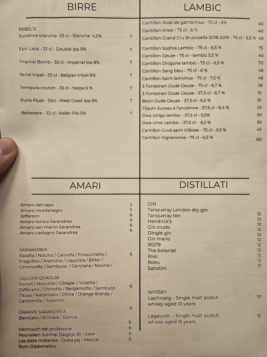 180Grammi Pizzeria Romana menu 4
