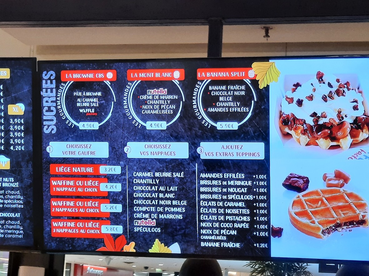 Waffle Factory menu 3
