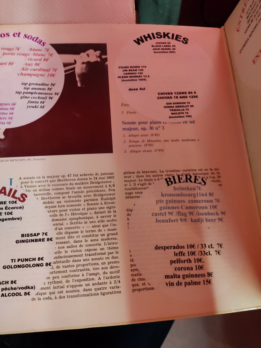RESTAURANT LE BAROMETRE menu 2
