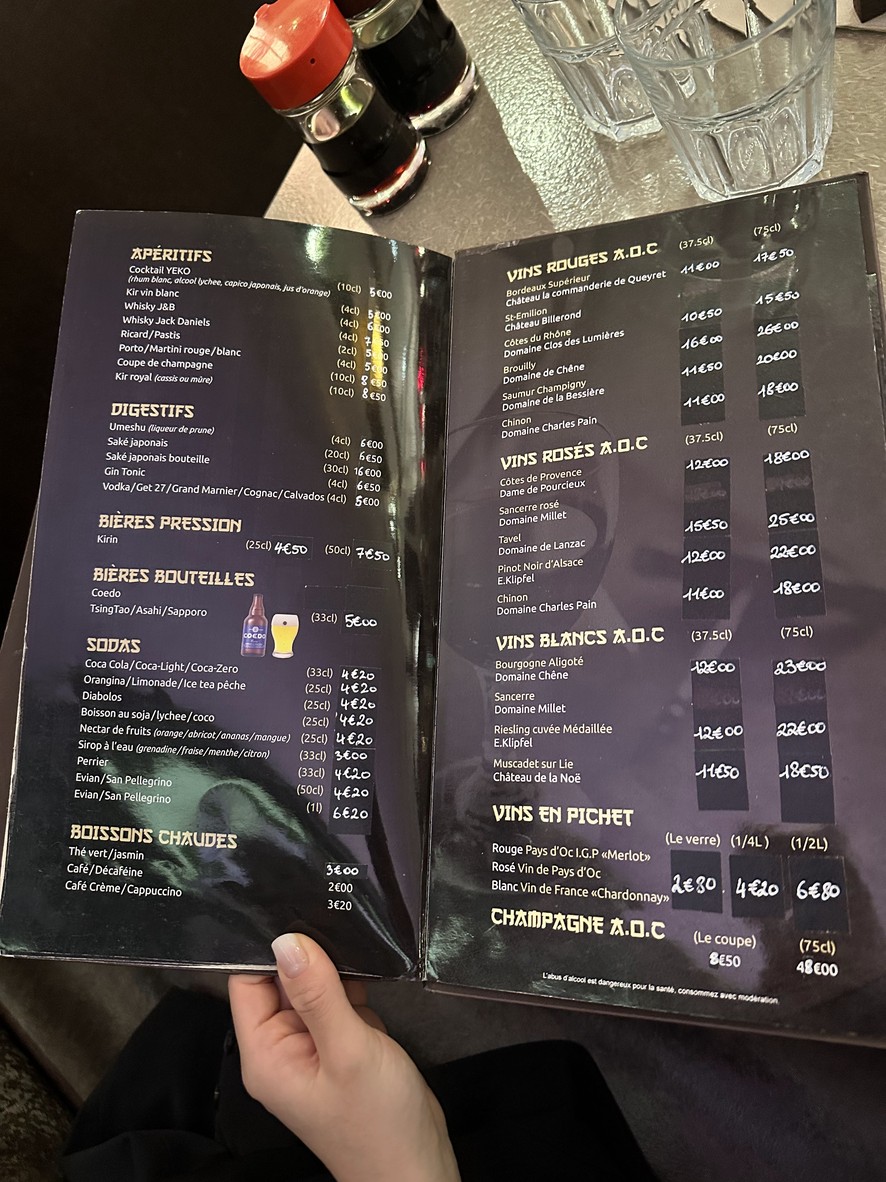 Yeko menu 4