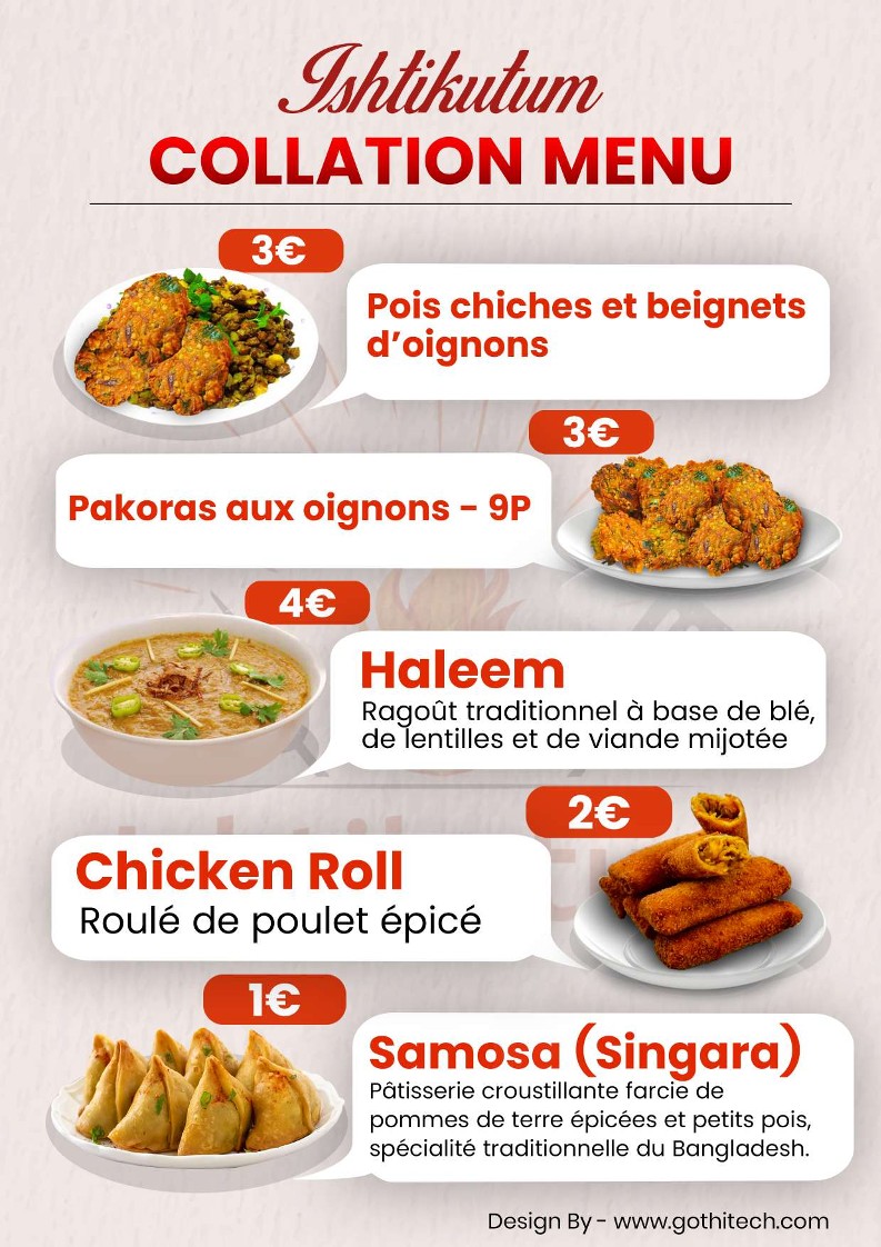 ISHTIKUTUM menu 1