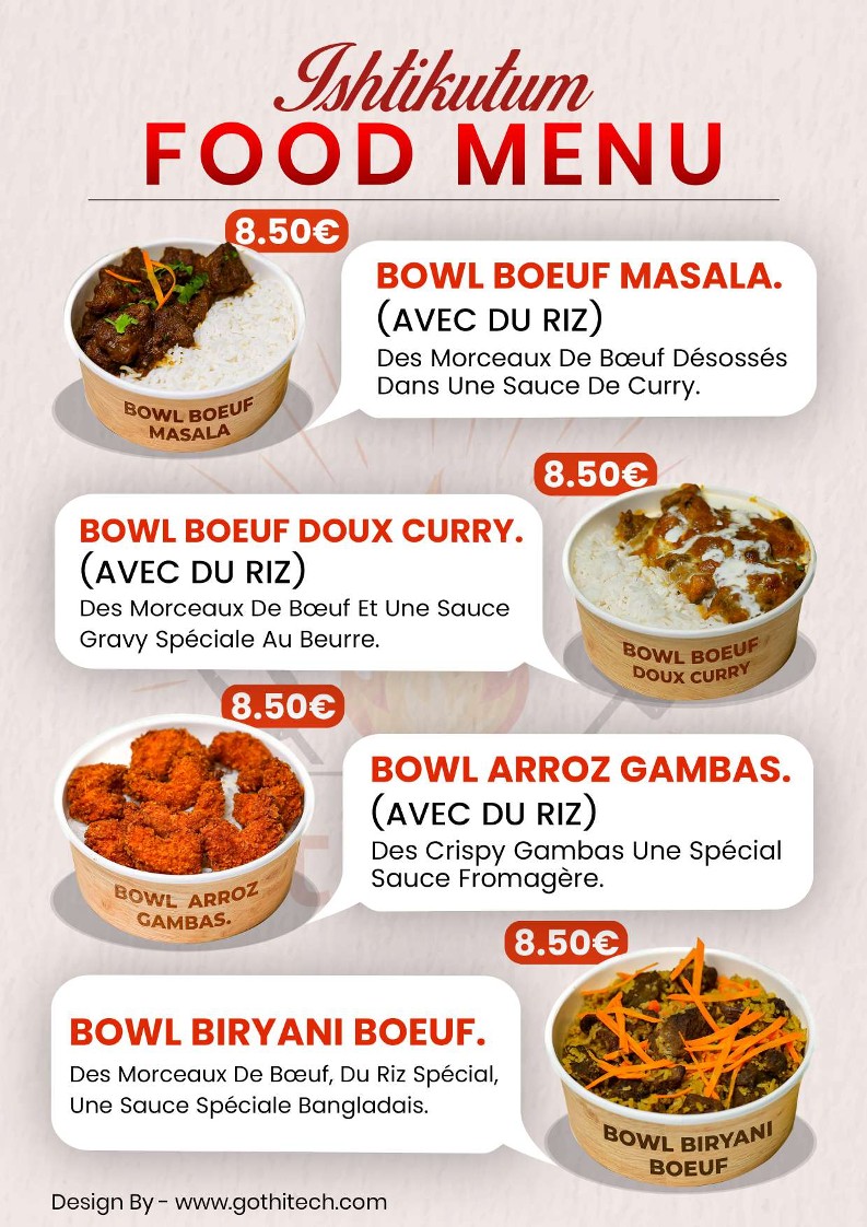 ISHTIKUTUM menu 3