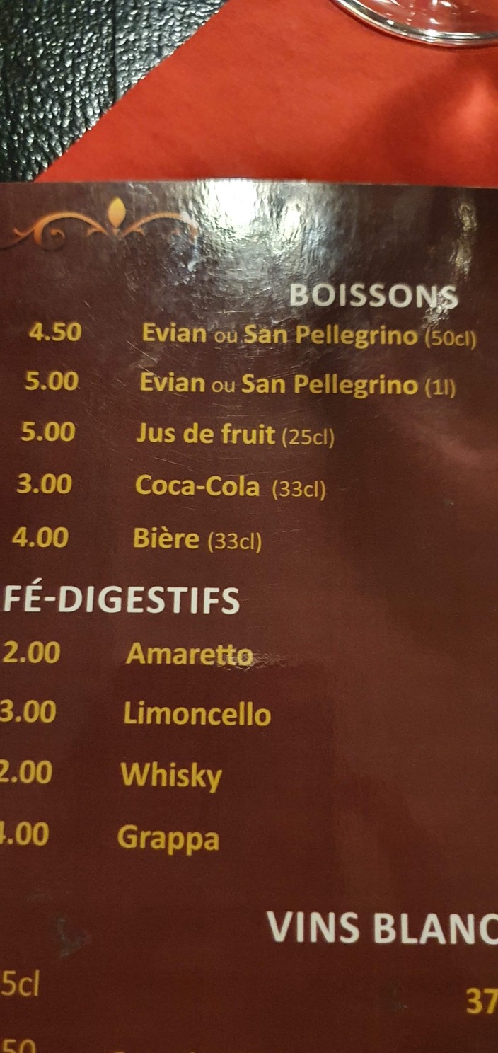 Pizza Delizia menu 3
