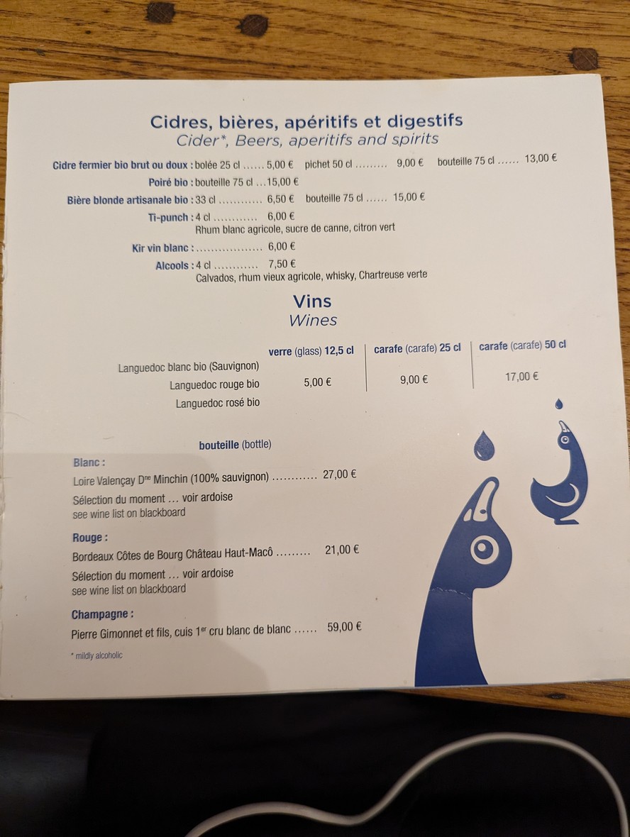Crêperie des Canettes menu 4