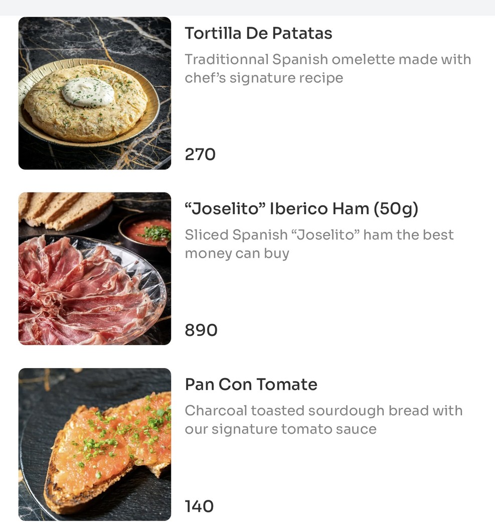 Fuego menu 2