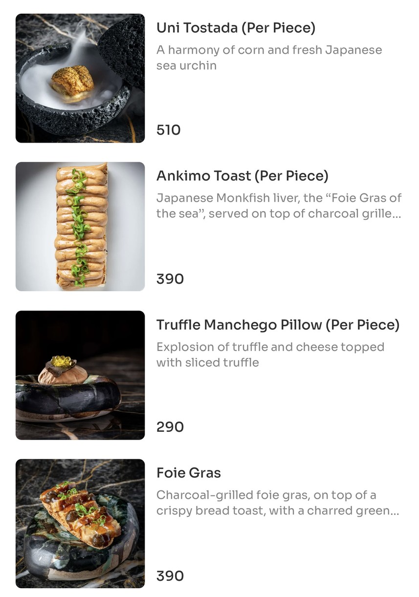 Fuego menu 4