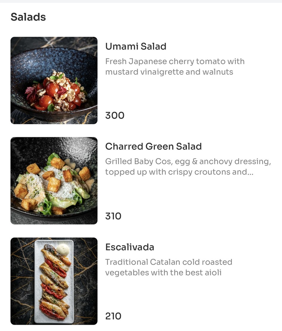 Fuego menu 5