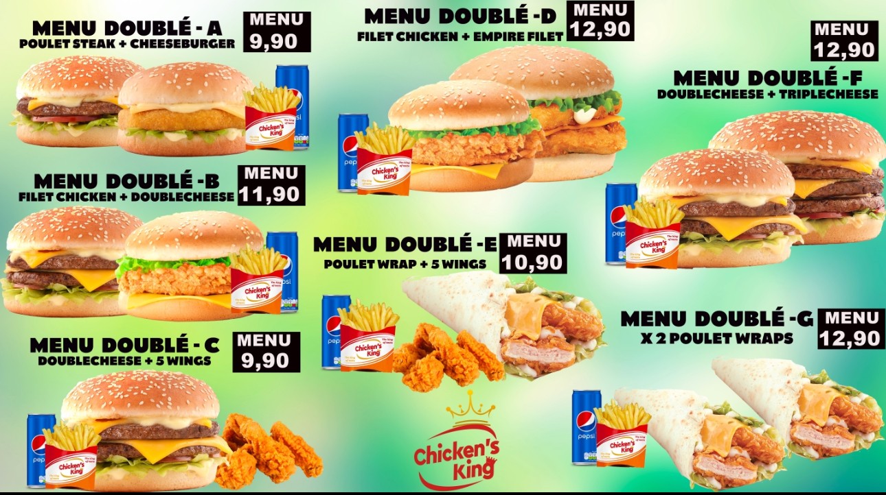 CHICKEN’S KING (pantin) menu 2
